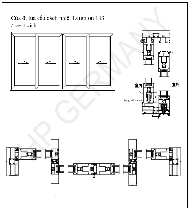 Cửa Đi Mở Lùa 